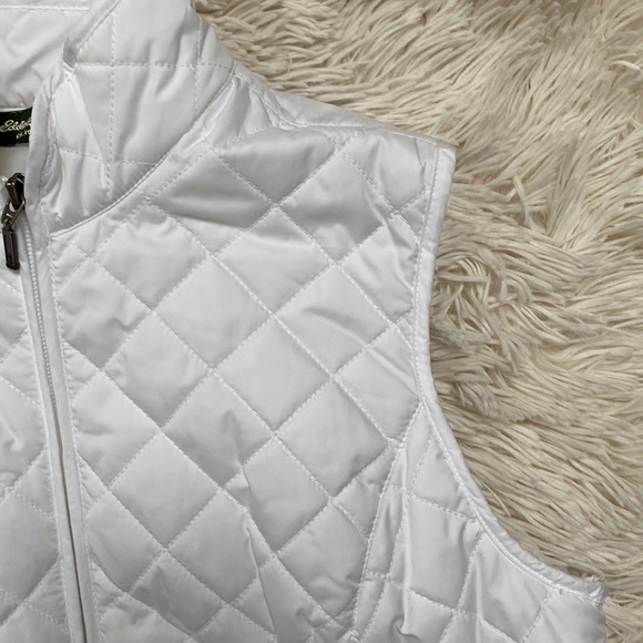 🎉3XHP🎉 Eddie Bauer Quilted Vest 💗 White - Picture 6 of 15